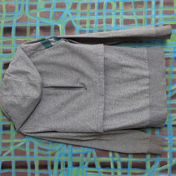 Hurley gray/green patch hoodie size medium - Picture 3 of 9
